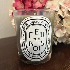 Diptyque Luxury Candle, Feu de Bois, 6.5oz, Wood Fire Scented Candle
